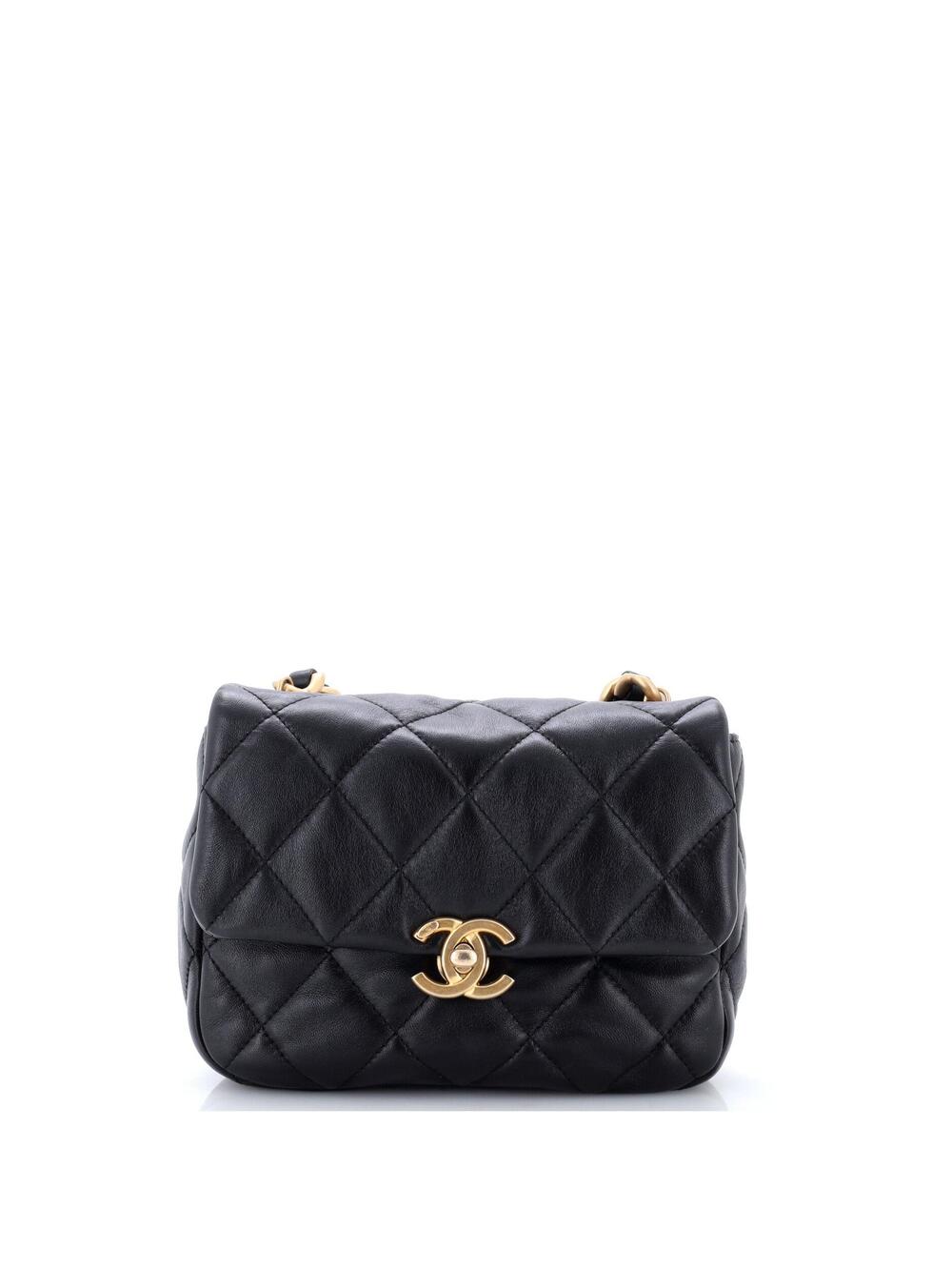 Chanel Lacquered Metal Cc Flap Bag #296867C48B